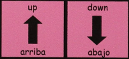 writing up and down activity