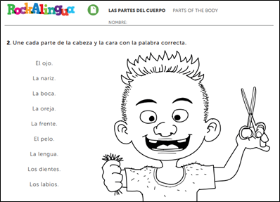 structured activities worksheet