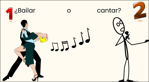 Dance and sing activity